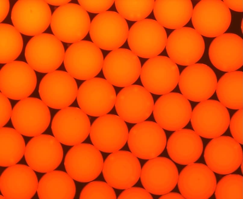 Microfluidic generation of monodisperse emulsions for self-healing materials